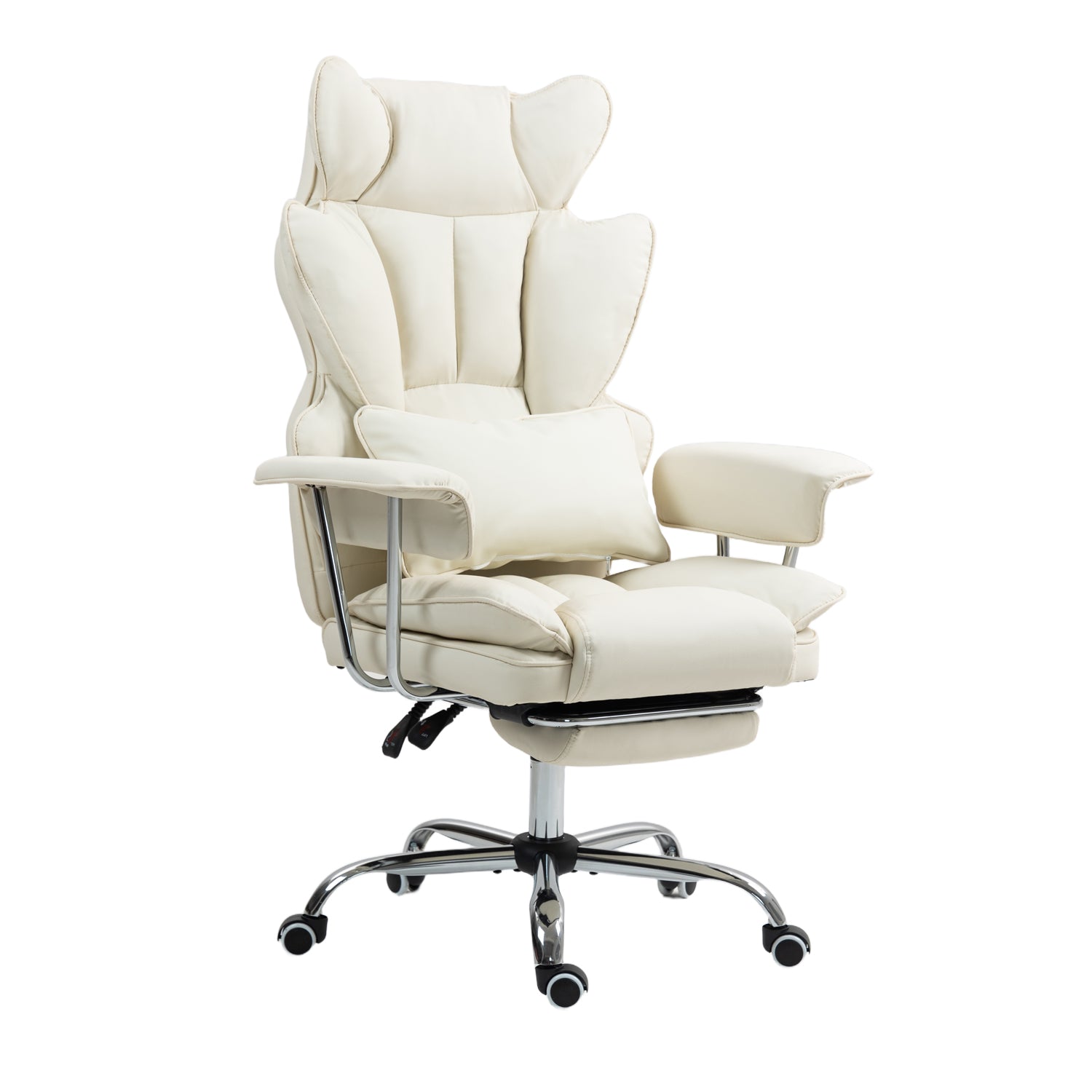 Big & Tall Executive Leather Office Chair – 400lbs Ergonomic High Back Desk Chair with Lumbar Support, Adjustable Tilt, Footrest & Padded Armrests