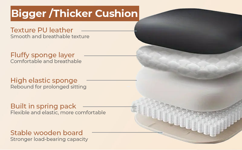 Big & Tall Executive Leather Office Chair – 400lbs Ergonomic High Back Desk Chair with Lumbar Support, Adjustable Tilt, Footrest & Padded Armrests