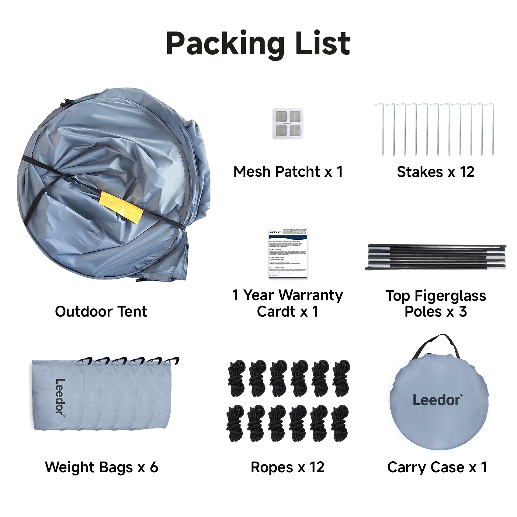 LEEDOR Screen House Room Mesh Net Tent Canopy Shelter Gazebo, Easy Setup & Waterproof & Sunshade, Suitable for Camping Trip, Backyard, Beach, Picnic, 10ft x 10ft