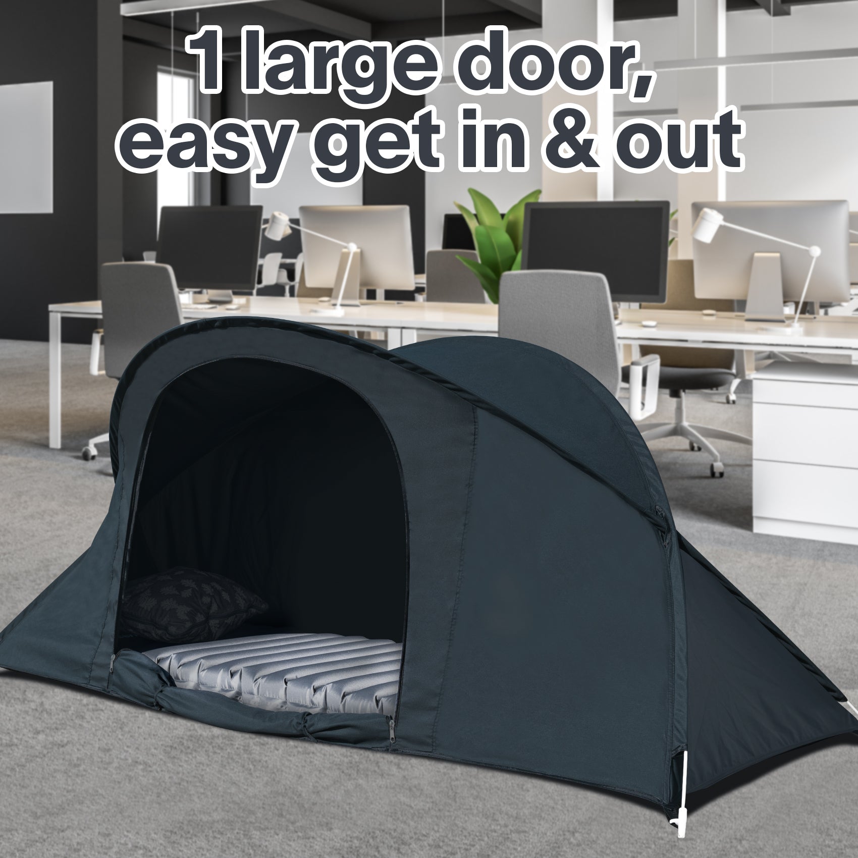 Bed Tents Canopy Bed–Privacy Dream Tent for Cozy Indoor Sleeping, Office Bed Tent Light-Reducing,and Breathable,One Person Lay Down