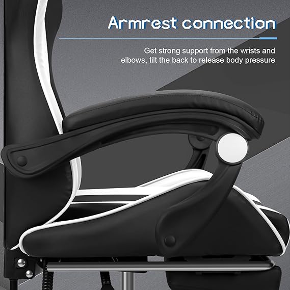 Stylish Adjustable Gaming Chair – Ergonomic High-Back Office Seat with Lumbar Support