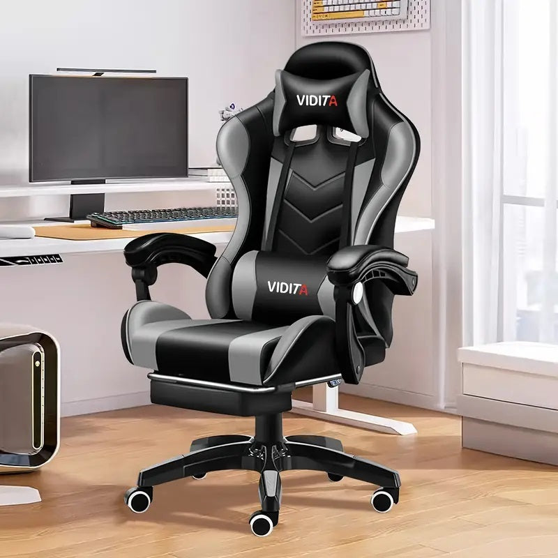 Stylish Adjustable Gaming Chair – Ergonomic High-Back Office Seat with Lumbar Support