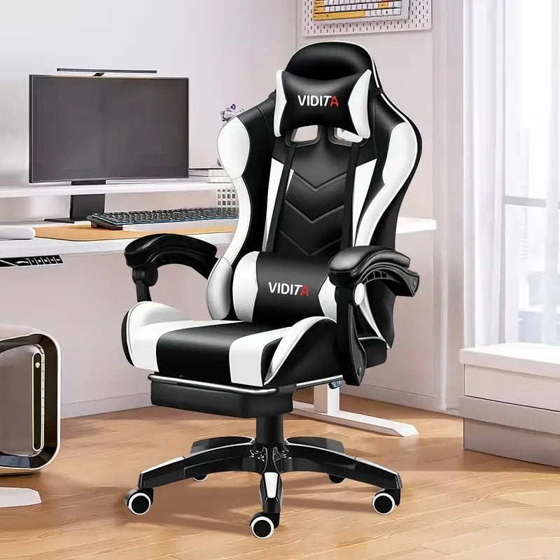 Stylish Adjustable Gaming Chair – Ergonomic High-Back Office Seat with Lumbar Support