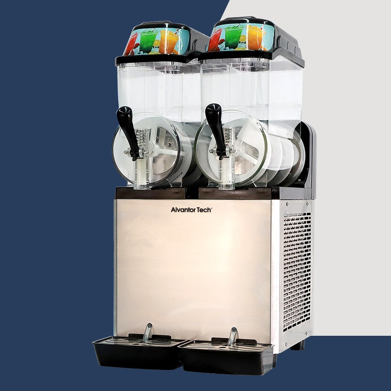 𝘼𝙡𝙫𝙖𝙣𝙩𝙤𝙧 𝙏𝙚𝙘𝙝™ Commercial Ice Shaver – Professional-Grade Stainless Steel Ice Crusher for Fluffy Shaved Ice, Safe & Quiet Tabletop Machine for Home Parties and Small Businesses