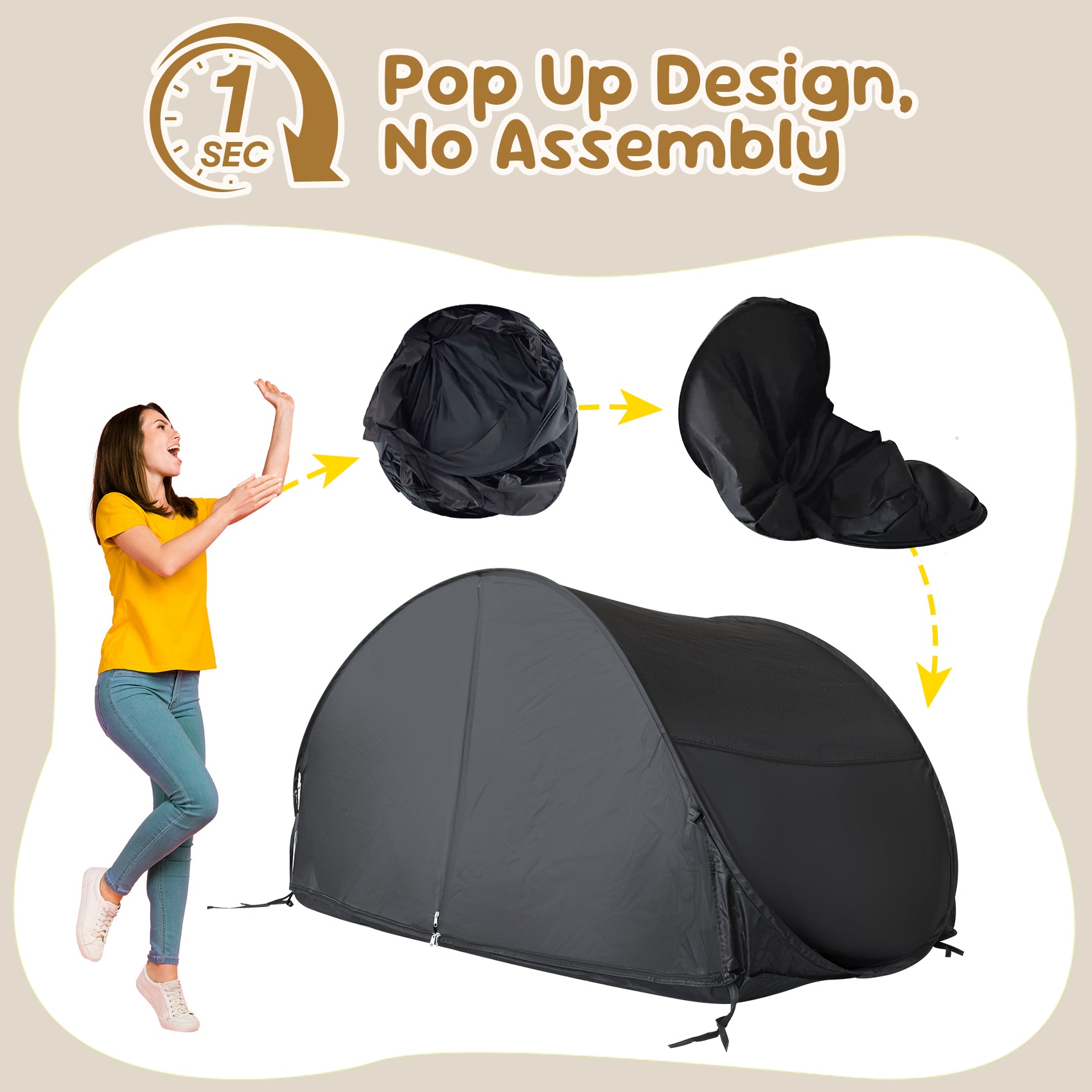 LEEDOR Twin Bed Tent for Kids and Adults – 2-in-1 Privacy Canopy with Blackout and Mesh, Mosquito Net Sleep Tent for Indoor Use