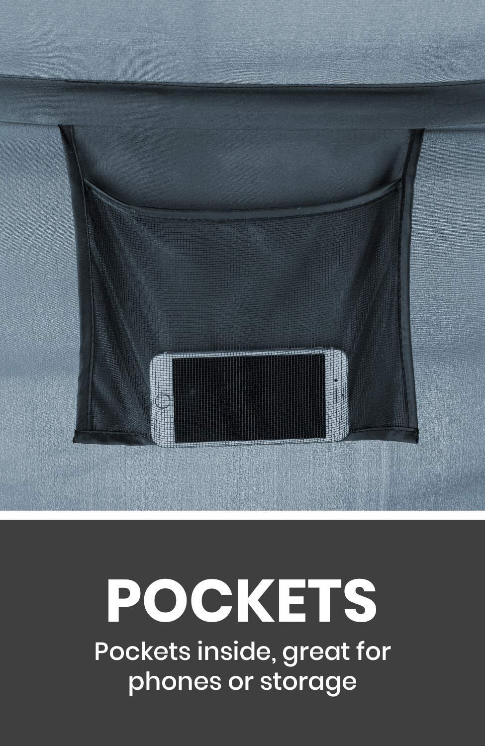 Privacy Bed Tent for Twin Size Bed – Indoor Pop Up Canopy Tent with Breathable Curtains, Light Blocking, Portable Frame (Mattress Not Included)