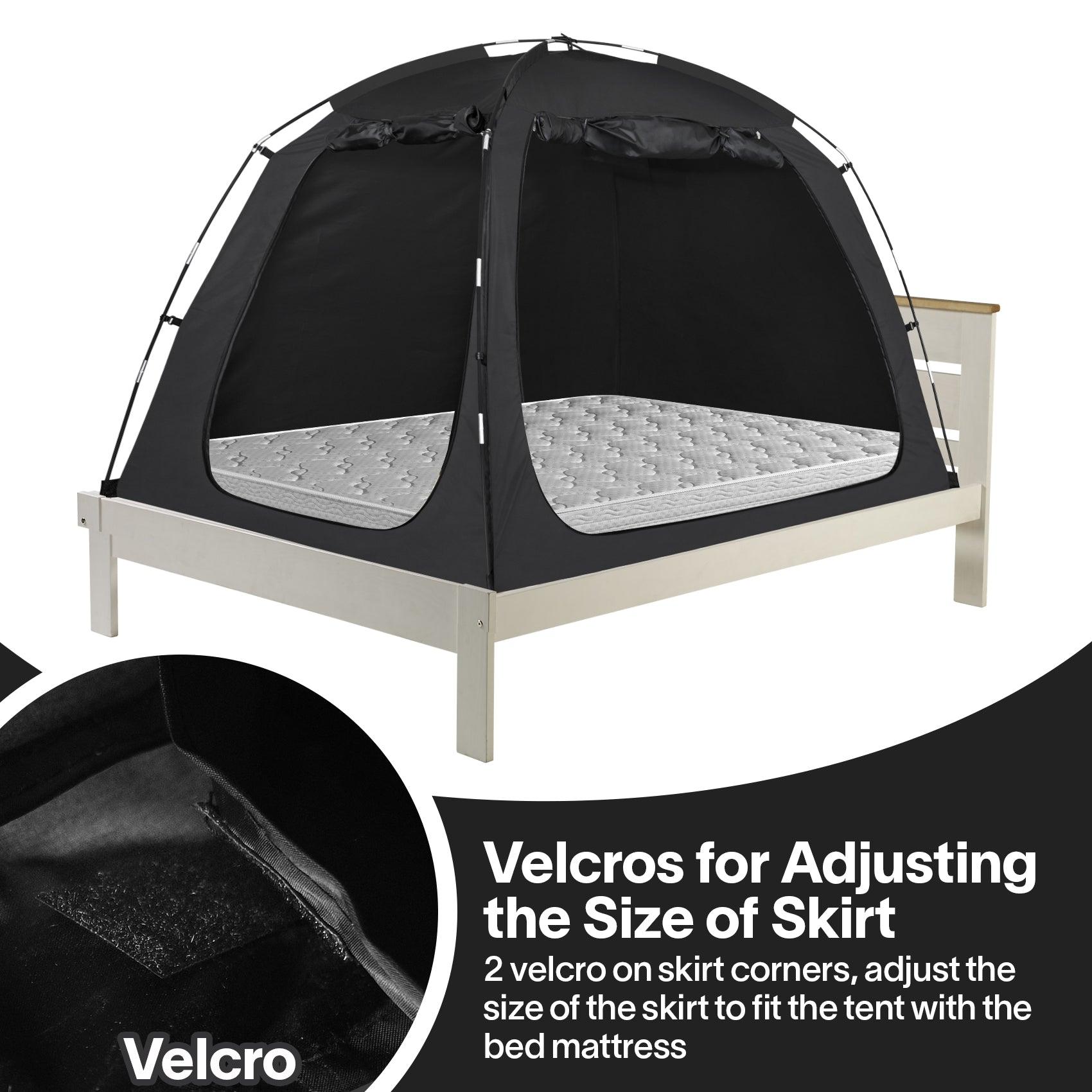 EighteenTek bed tent Velcro