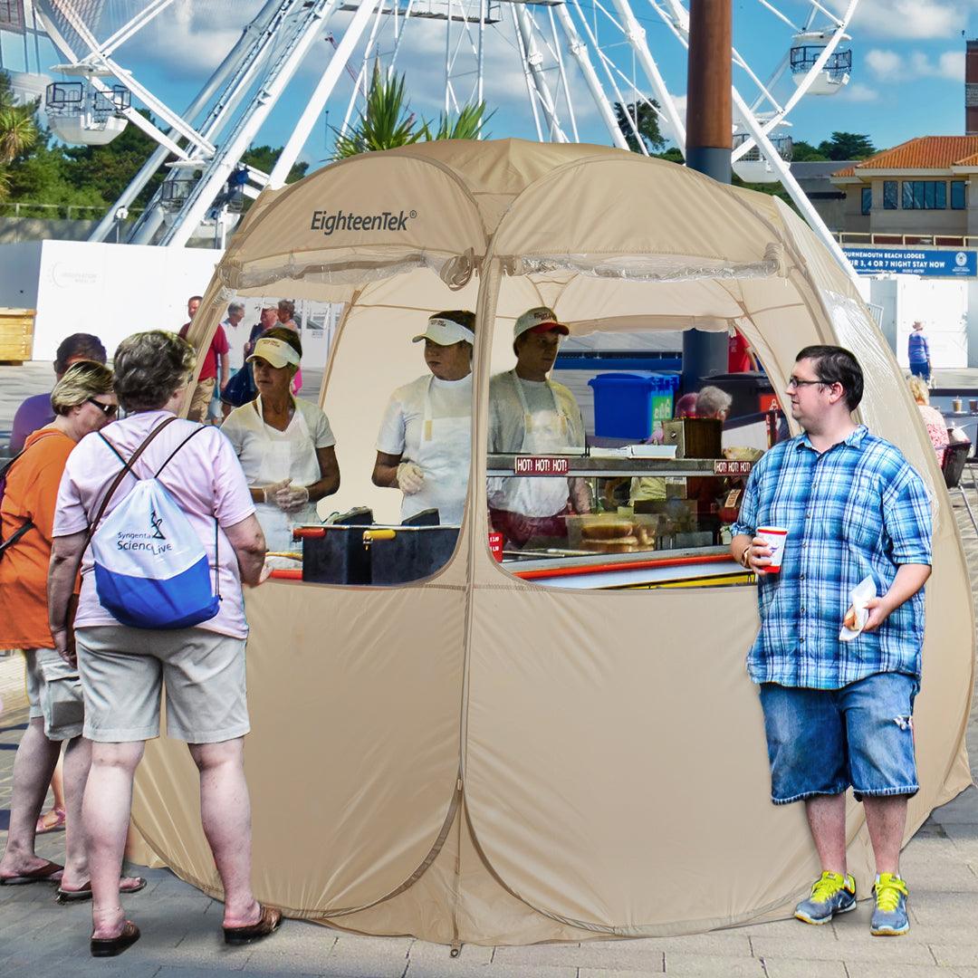 Alvantor/EighteenTek Pop Up Canopy Portable Vendor Booth Instant Concession Stand